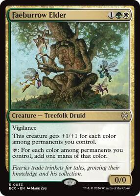 Faeburrow Elder card from Commander: Lorwyn Eclipsed