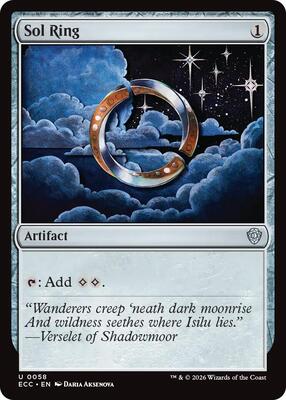 Sol Ring (0058) card from Commander: Lorwyn Eclipsed