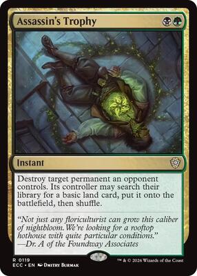 Assassin's Trophy card from Commander: Lorwyn Eclipsed