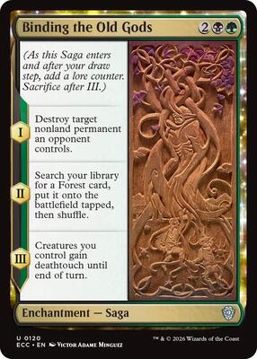 Binding the Old Gods card from Commander: Lorwyn Eclipsed
