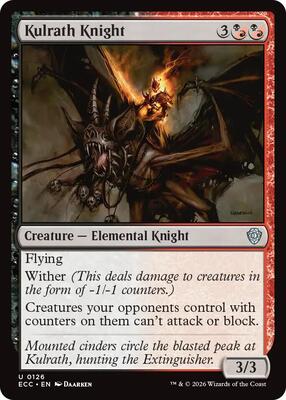 Kulrath Knight card from Commander: Lorwyn Eclipsed