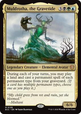 Muldrotha, the Gravetide card from Commander: Lorwyn Eclipsed