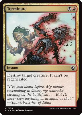 Terminate card from Commander: Lorwyn Eclipsed
