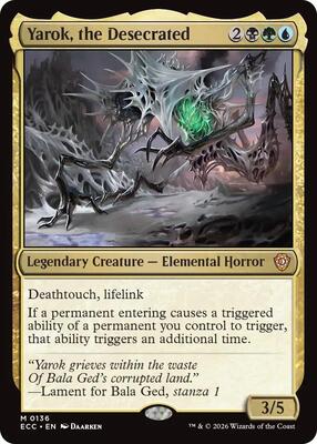 Yarok, the Desecrated card from Commander: Lorwyn Eclipsed