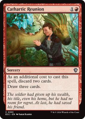 Cathartic Reunion card from Commander: Lorwyn Eclipsed