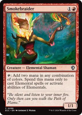 Smokebraider card from Commander: Lorwyn Eclipsed