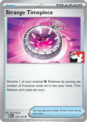 Strange Timepiece - 128/132 card from Prize Pack Series Cards