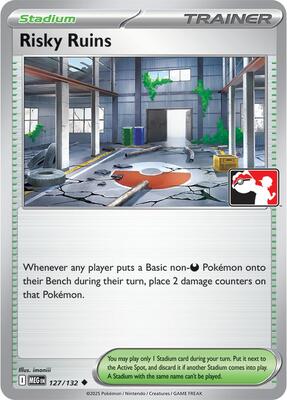 Risky Ruins - 127/132 card from Prize Pack Series Cards