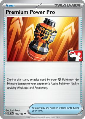 Premium Power Pro - 124/132 card from Prize Pack Series Cards