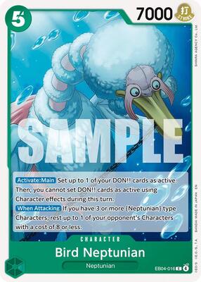 Bird Neptunian card from The Azure Sea's Seven