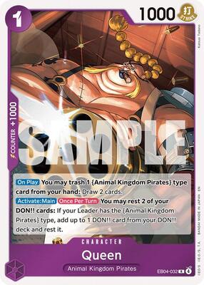 Queen card from The Azure Sea's Seven