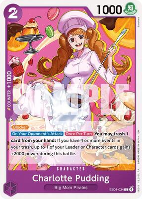 Charlotte Pudding card from The Azure Sea's Seven