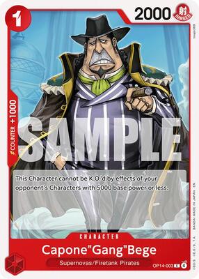 Capone"Gang"Bege card from The Azure Sea's Seven
