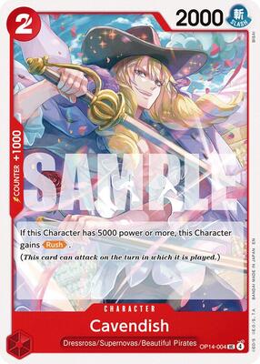 Cavendish card from The Azure Sea's Seven
