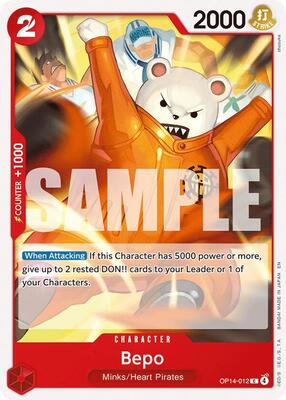 Bepo card from The Azure Sea's Seven