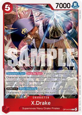 X.Drake card from The Azure Sea's Seven