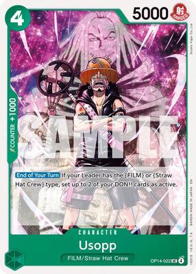 Usopp card from The Azure Sea's Seven