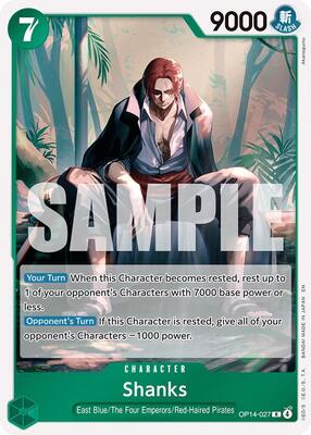 Shanks card from The Azure Sea's Seven