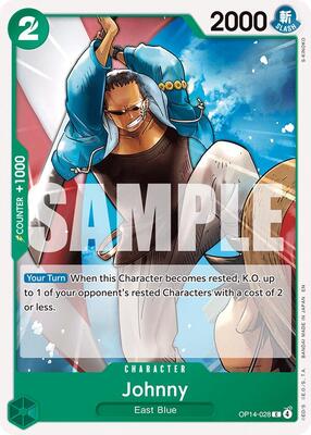 Johnny card from The Azure Sea's Seven