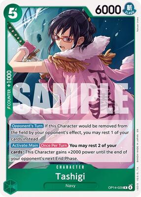 Tashigi card from The Azure Sea's Seven