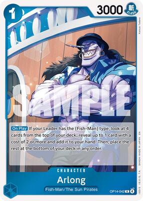 Arlong card from The Azure Sea's Seven