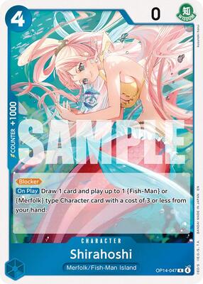 Shirahoshi card from The Azure Sea's Seven