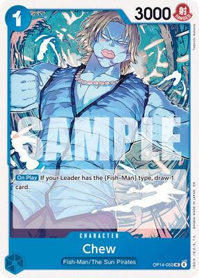 Chew card from The Azure Sea's Seven