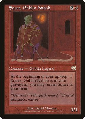 Squee, Goblin Nabob card from Mercadian Masques