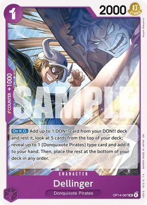 Dellinger card from The Azure Sea's Seven