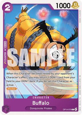 Buffalo card from The Azure Sea's Seven