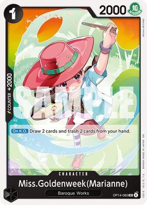 Miss.Goldenweek(Marianne) card from The Azure Sea's Seven