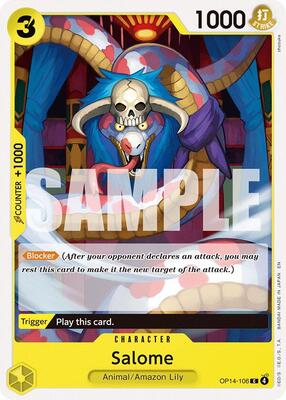 Salome card from The Azure Sea's Seven