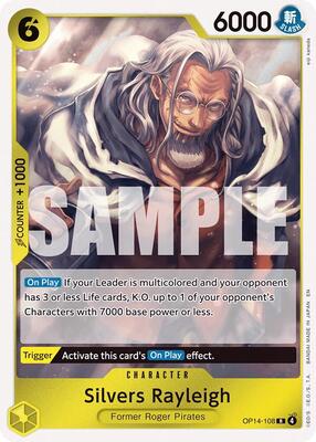 Silvers Rayleigh card from The Azure Sea's Seven