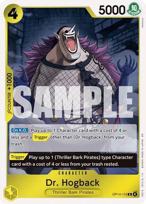 Dr. Hogback card from The Azure Sea's Seven
