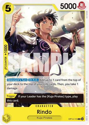 Rindo card from The Azure Sea's Seven