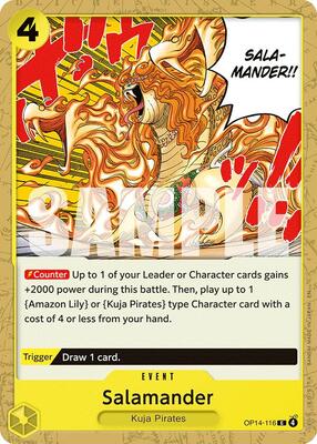 Salamander card from The Azure Sea's Seven