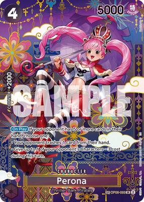 Perona - OP06-093 (SP) card from The Azure Sea's Seven