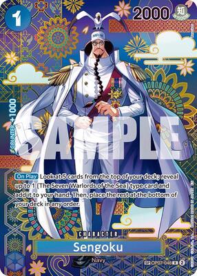 Sengoku - OP07-046 (SP) card from The Azure Sea's Seven