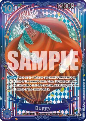Buggy - OP09-051 (SP) card from The Azure Sea's Seven