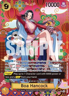 Boa Hancock - OP14-112 (SP) card from The Azure Sea's Seven