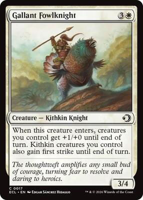 Gallant Fowlknight card from Lorwyn Eclipsed