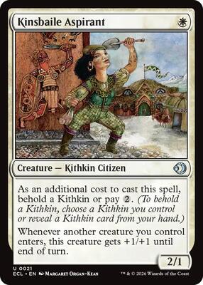 Kinsbaile Aspirant card from Lorwyn Eclipsed