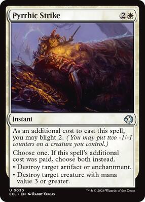 Pyrrhic Strike card from Lorwyn Eclipsed