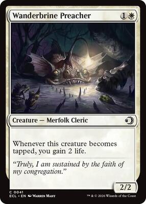 Wanderbrine Preacher card from Lorwyn Eclipsed