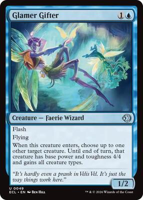 Glamer Gifter card from Lorwyn Eclipsed