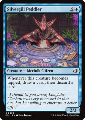 Silvergill Peddler card from Lorwyn Eclipsed