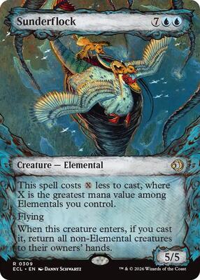 Sunderflock (Showcase) card from Lorwyn Eclipsed