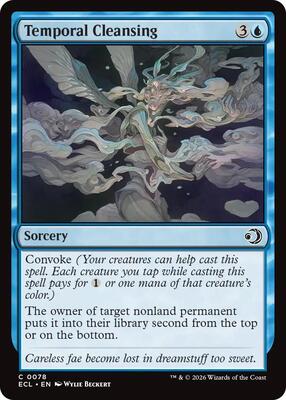 Temporal Cleansing card from Lorwyn Eclipsed