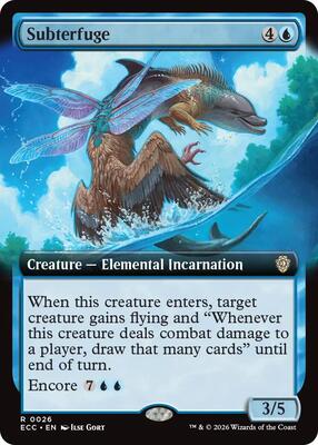 Subterfuge (Extended Art) card from Commander: Lorwyn Eclipsed