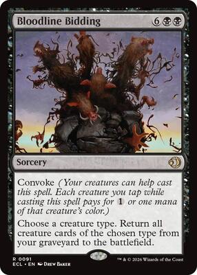 Bloodline Bidding card from Lorwyn Eclipsed